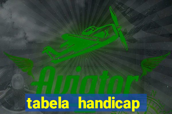 tabela handicap asiatico escanteios